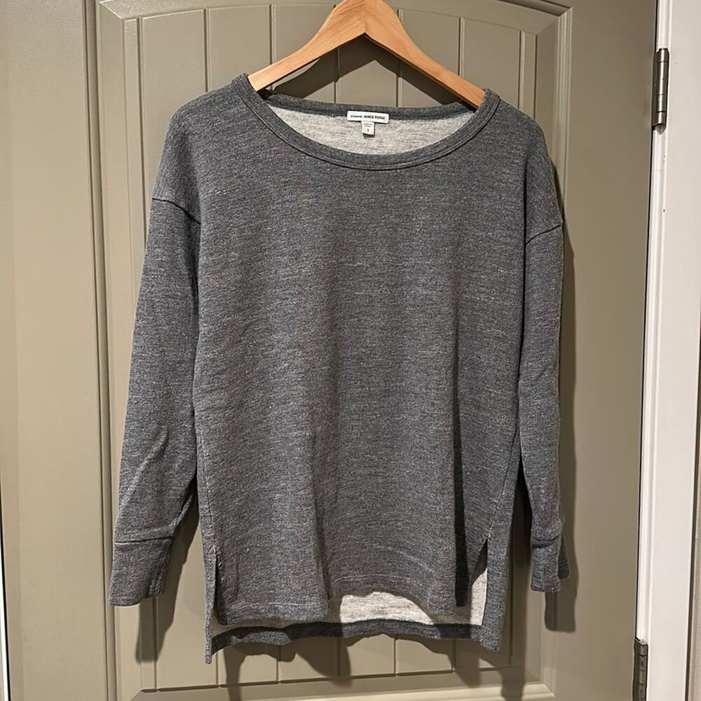 James Perse Pullover Sweatshirt S - image 1